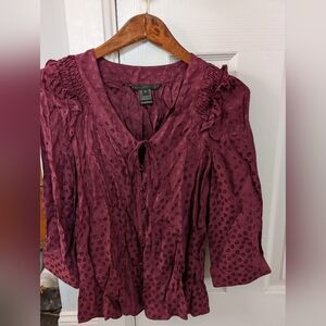 Marc by Marc Jacobs Burgundy Top